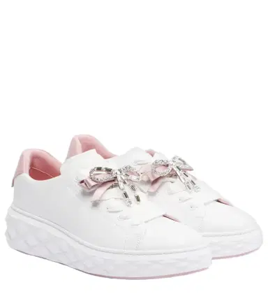 Jimmy Choo Diamond Light Maxi leather sneakers | Thumbnail 1 Jimmy Choo Diamond Light Maxi leather sneakers | Thumbnail 1