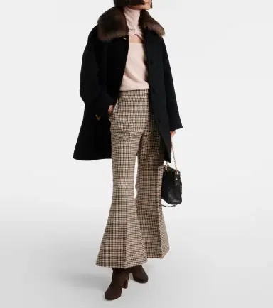 Valentino Cutout gathered virgin wool turtleneck sweater | Thumbnail 2 Valentino Cutout gathered virgin wool turtleneck sweater | Thumbnail 2