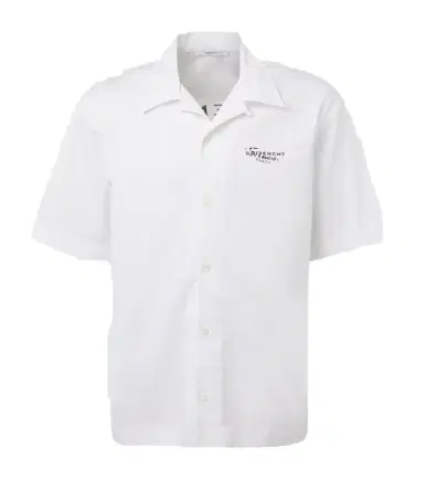Givenchy Logo cotton poplin bowling shirt | Thumbnail 1 Givenchy Logo cotton poplin bowling shirt | Thumbnail 1