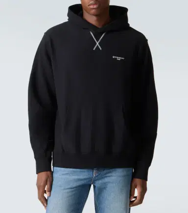Givenchy Logo cotton jersey hoodie | Thumbnail 2 Givenchy Logo cotton jersey hoodie | Thumbnail 2