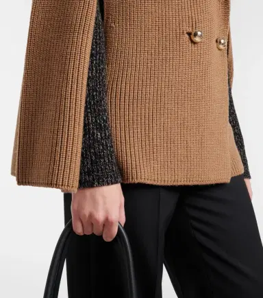 Max Mara Agenzia double-breasted virgin wool cape | Thumbnail 6 Max Mara Agenzia double-breasted virgin wool cape | Thumbnail 6