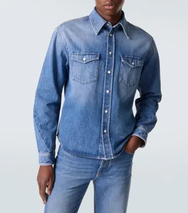 Givenchy Couture Seam denim shirt | Thumbnail 4 Givenchy Couture Seam denim shirt | Thumbnail 4