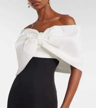 Rachel Gilbert Kace bow-detail gown | Thumbnail 3 Rachel Gilbert Kace bow-detail gown | Thumbnail 3