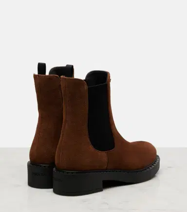 Prada Chocolate suede Chelsea boots | Thumbnail 3 Prada Chocolate suede Chelsea boots | Thumbnail 3