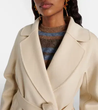 'S Max Mara Elisa virgin wool wrap coat | Thumbnail 4 'S Max Mara Elisa virgin wool wrap coat | Thumbnail 4