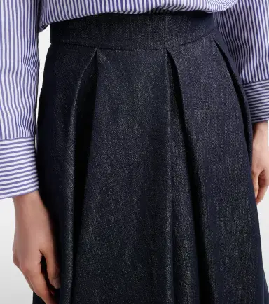 'S Max Mara Pleated denim midi skirt | Thumbnail 2 'S Max Mara Pleated denim midi skirt | Thumbnail 2