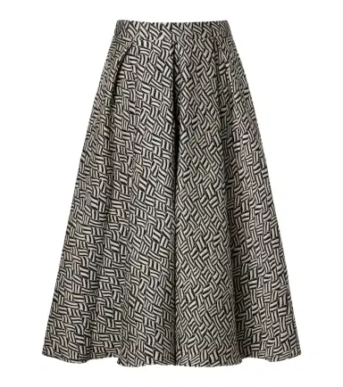 'S Max Mara Perle cotton-blend jacquard midi skirt | Thumbnail 1 'S Max Mara Perle cotton-blend jacquard midi skirt | Thumbnail 1