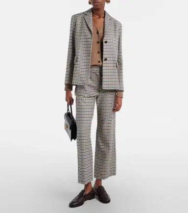 'S Max Mara Michelle wool and cotton wide-leg pants | Thumbnail 4 'S Max Mara Michelle wool and cotton wide-leg pants | Thumbnail 4