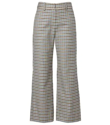 'S Max Mara Michelle wool and cotton wide-leg pants | Thumbnail 1 'S Max Mara Michelle wool and cotton wide-leg pants | Thumbnail 1