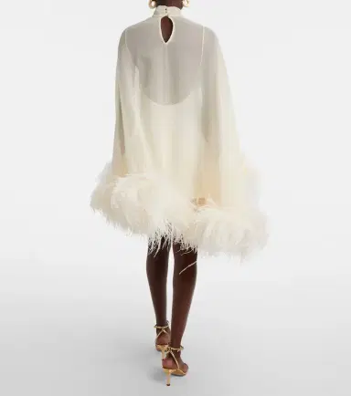 Taller Marmo Vegas Spirito silk minidress | Thumbnail 4 Taller Marmo Vegas Spirito silk minidress | Thumbnail 4