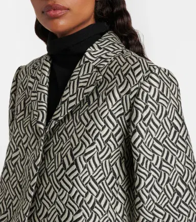 'S Max Mara Lira cotton-blend jacquard blazer | Thumbnail 2 'S Max Mara Lira cotton-blend jacquard blazer | Thumbnail 2