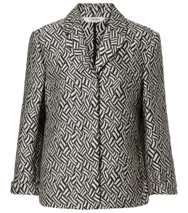 'S Max Mara Lira cotton-blend jacquard blazer | Thumbnail 1 'S Max Mara Lira cotton-blend jacquard blazer | Thumbnail 1