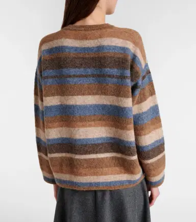 'S Max Mara Volare striped alpaca-blend sweater | Thumbnail 3 'S Max Mara Volare striped alpaca-blend sweater | Thumbnail 3