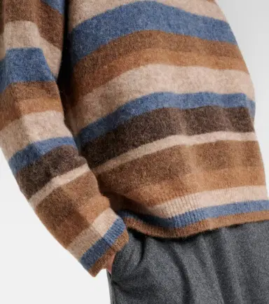 'S Max Mara Volare striped alpaca-blend sweater | Thumbnail 4 'S Max Mara Volare striped alpaca-blend sweater | Thumbnail 4