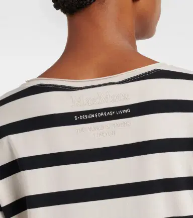 'S Max Mara Divina striped cotton-blend jersey T-shirt | Thumbnail 3 'S Max Mara Divina striped cotton-blend jersey T-shirt | Thumbnail 3