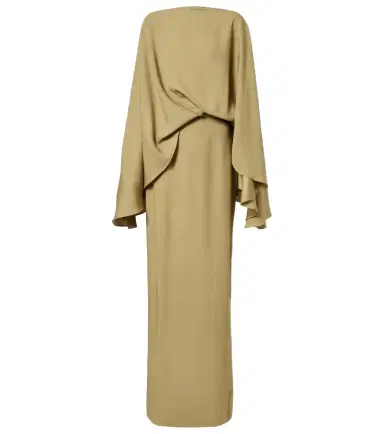 Taller Marmo Eolia draped crêpe cady gown | Thumbnail 1 Taller Marmo Eolia draped crêpe cady gown | Thumbnail 1