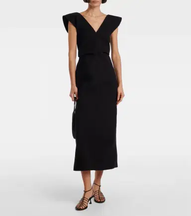 Proenza Schouler Mariam scuba midi dress | Thumbnail 6 Proenza Schouler Mariam scuba midi dress | Thumbnail 6