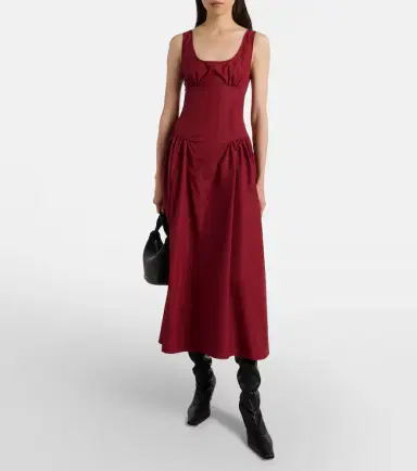 Proenza Schouler White Label Kendall midi dress | Thumbnail 4 Proenza Schouler White Label Kendall midi dress | Thumbnail 4