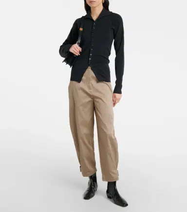 Proenza Schouler Serene cotton barrel-leg pants | Thumbnail 5 Proenza Schouler Serene cotton barrel-leg pants | Thumbnail 5