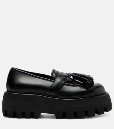 Alexander McQueen Sofa leather platform loafers | Thumbnail 4 Alexander McQueen Sofa leather platform loafers | Thumbnail 4