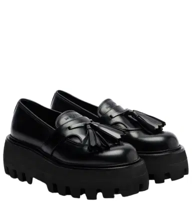 Alexander McQueen Sofa leather platform loafers | Thumbnail 1 Alexander McQueen Sofa leather platform loafers | Thumbnail 1