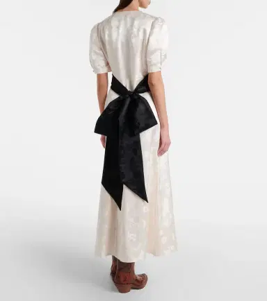 Gabriela Hearst Larkin floral silk midi dress | Thumbnail 2 Gabriela Hearst Larkin floral silk midi dress | Thumbnail 2