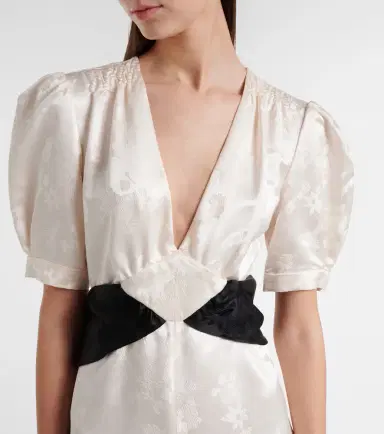 Gabriela Hearst Larkin floral silk midi dress | Thumbnail 6 Gabriela Hearst Larkin floral silk midi dress | Thumbnail 6