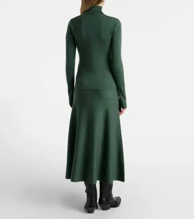Gabriela Hearst Freddie wool, cashmere, and silk midi skirt | Thumbnail 5 Gabriela Hearst Freddie wool, cashmere, and silk midi skirt | Thumbnail 5