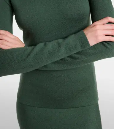 Gabriela Hearst May wool, cashmere, and silk turtleneck top | Thumbnail 3 Gabriela Hearst May wool, cashmere, and silk turtleneck top | Thumbnail 3