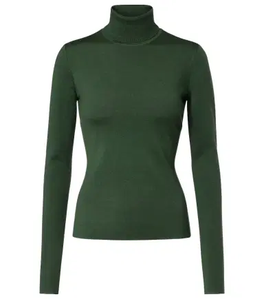 Gabriela Hearst May wool, cashmere, and silk turtleneck top | Thumbnail 1 Gabriela Hearst May wool, cashmere, and silk turtleneck top | Thumbnail 1