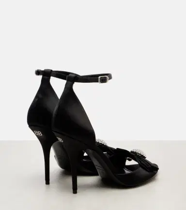 Balenciaga Avenue Palazzo 110 satin sandals | Thumbnail 3 Balenciaga Avenue Palazzo 110 satin sandals | Thumbnail 3