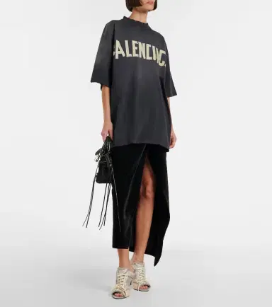 Balenciaga Stapler distressed leather-trimmed mules | Thumbnail 6 Balenciaga Stapler distressed leather-trimmed mules | Thumbnail 6