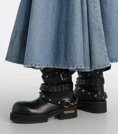 Balenciaga Venom City leather biker boots | Thumbnail 5 Balenciaga Venom City leather biker boots | Thumbnail 5