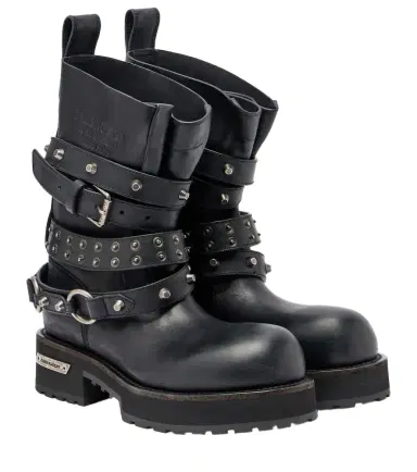 Balenciaga Venom City leather biker boots | Thumbnail 1 Balenciaga Venom City leather biker boots | Thumbnail 1