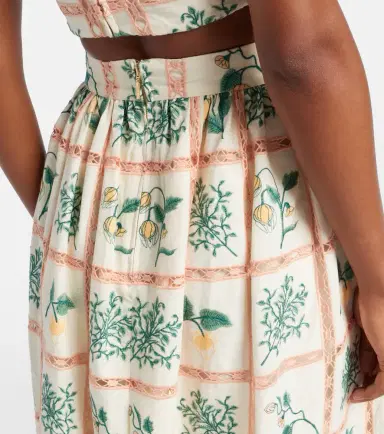 Agua by Agua Bendita Tangelo floral cotton maxi skirt | Thumbnail 5 Agua by Agua Bendita Tangelo floral cotton maxi skirt | Thumbnail 5