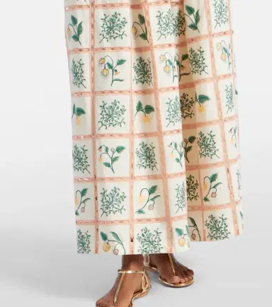 Agua by Agua Bendita Tangelo floral cotton maxi skirt | Thumbnail 6 Agua by Agua Bendita Tangelo floral cotton maxi skirt | Thumbnail 6