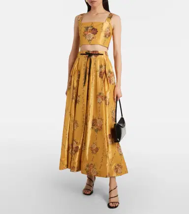 Agua by Agua Bendita Delta floral cotton-blend maxi skirt | Thumbnail 4 Agua by Agua Bendita Delta floral cotton-blend maxi skirt | Thumbnail 4