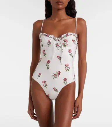 Agua by Agua Bendita Ebano floral swimsuit | Thumbnail 3 Agua by Agua Bendita Ebano floral swimsuit | Thumbnail 3
