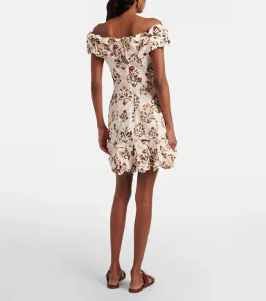 Agua by Agua Bendita Floral ruffled cotton minidress | Thumbnail 5 Agua by Agua Bendita Floral ruffled cotton minidress | Thumbnail 5