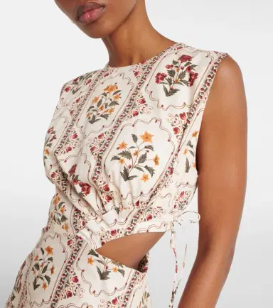 Agua by Agua Bendita Otoño Andes floral cotton midi dress | Thumbnail 5 Agua by Agua Bendita Otoño Andes floral cotton midi dress | Thumbnail 5