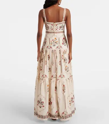Agua by Agua Bendita Floral linen maxi dress | Thumbnail 3 Agua by Agua Bendita Floral linen maxi dress | Thumbnail 3