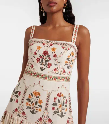 Agua by Agua Bendita Floral linen maxi dress | Thumbnail 5 Agua by Agua Bendita Floral linen maxi dress | Thumbnail 5