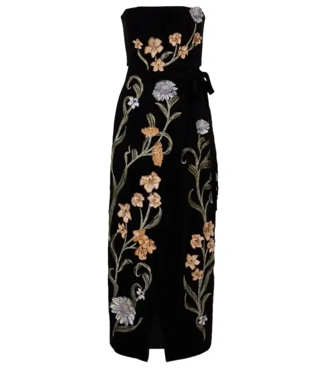 Cinefila Laguna velvet maxi dress Cinefila Laguna velvet maxi dress