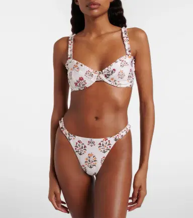Agua by Agua Bendita Floral bikini top | Thumbnail 2 Agua by Agua Bendita Floral bikini top | Thumbnail 2