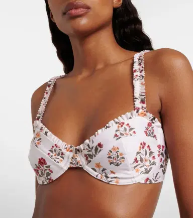 Agua by Agua Bendita Floral bikini top | Thumbnail 4 Agua by Agua Bendita Floral bikini top | Thumbnail 4