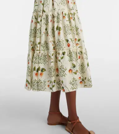 Agua by Agua Bendita Embellished printed linen midi dress | Thumbnail 5 Agua by Agua Bendita Embellished printed linen midi dress | Thumbnail 5