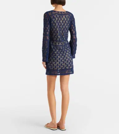 Anna Kosturova Bianca crochet cotton minidress | Thumbnail 2 Anna Kosturova Bianca crochet cotton minidress | Thumbnail 2