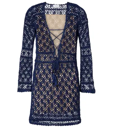 Anna Kosturova Bianca crochet cotton minidress | Thumbnail 1 Anna Kosturova Bianca crochet cotton minidress | Thumbnail 1