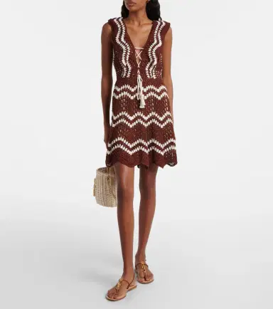 Anna Kosturova Melissa crochet cotton minidress | Thumbnail 2 Anna Kosturova Melissa crochet cotton minidress | Thumbnail 2