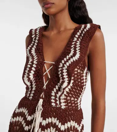 Anna Kosturova Melissa crochet cotton minidress | Thumbnail 4 Anna Kosturova Melissa crochet cotton minidress | Thumbnail 4